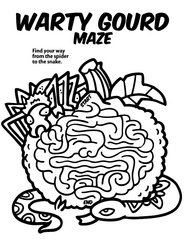 Warty Gourd Maze