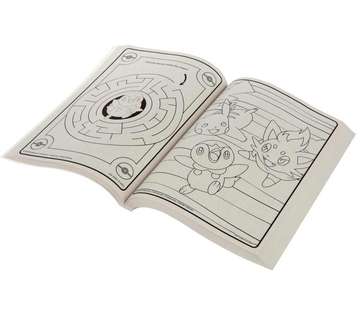 Pokemon coloring book. 288 pages. open coloring book.