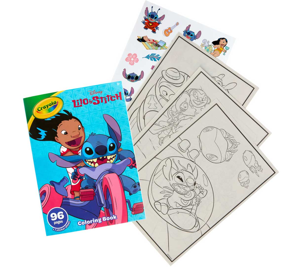 Lilo & Stitch coloring book 96 pages book  coloring pages and stickers