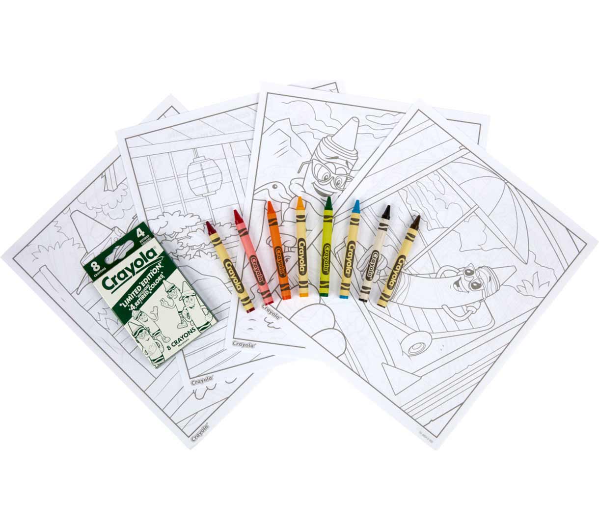 Limited Edition Color & Sticker Activity Set, Wild Journeys, contents.