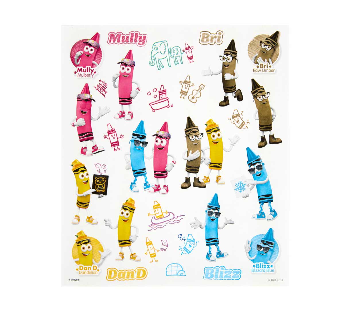 Limited Edition Color & Sticker Activity Set, Wild Journeys, stickers.