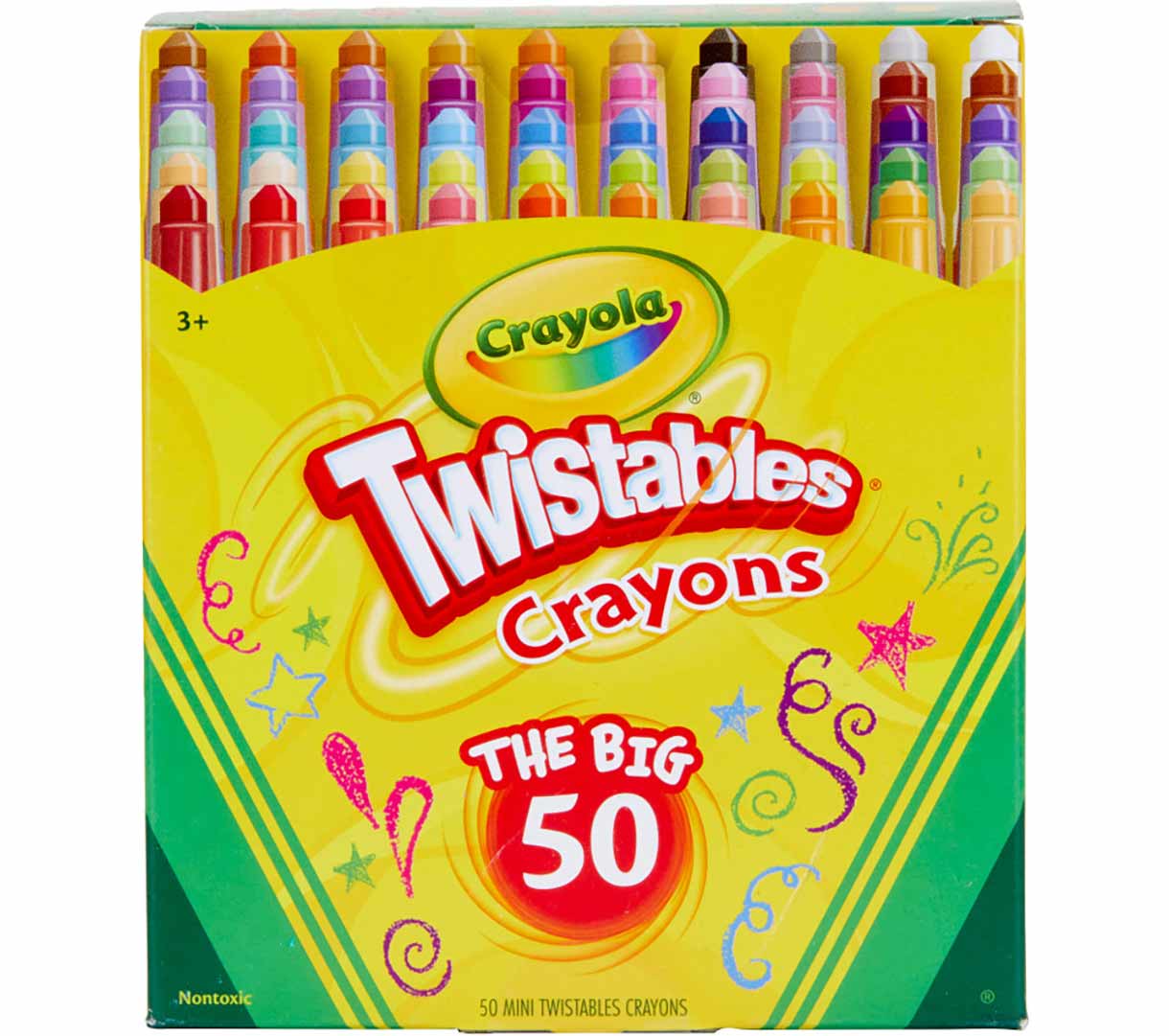 Mini Twistable Crayons  50 count front view