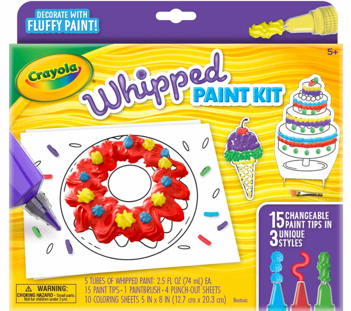 Whipped paint kit front view.