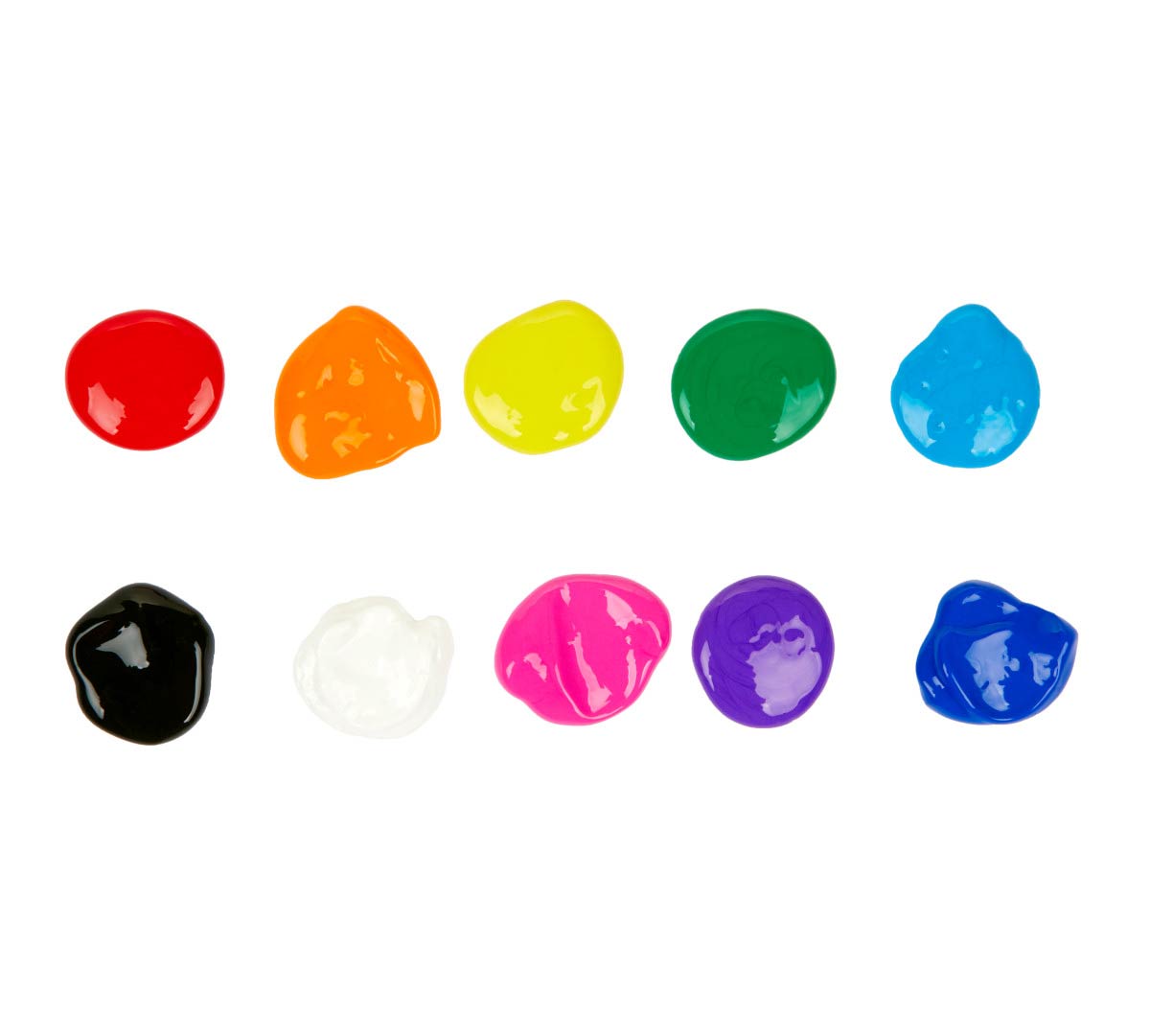 Washable Project Paint Classic Colors 10 count color swatches.