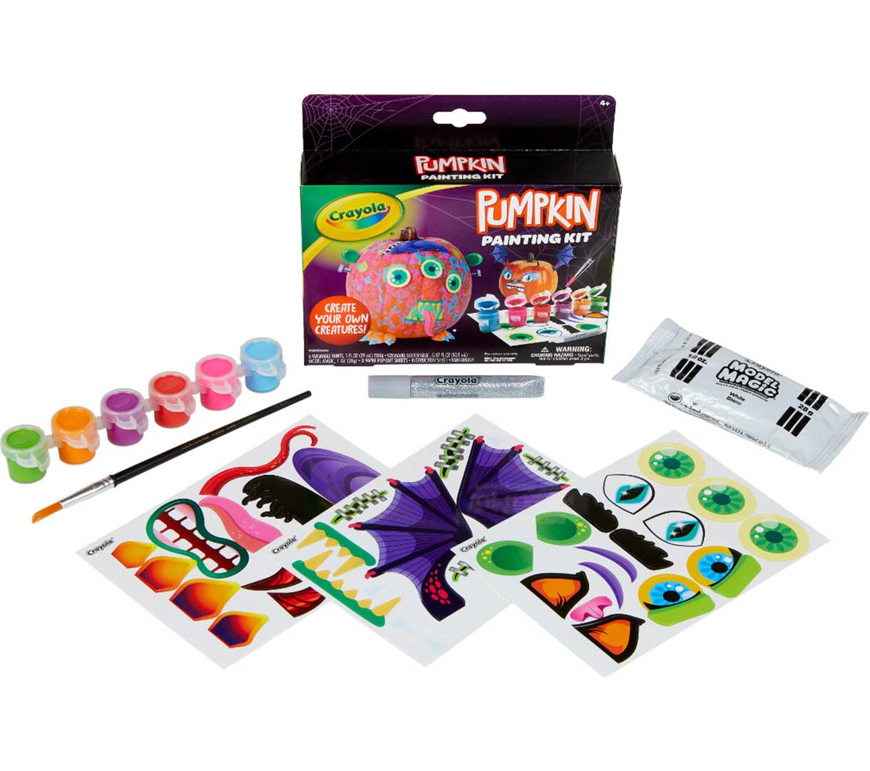 Creature Pumpkin Painting Kit packaging and contents