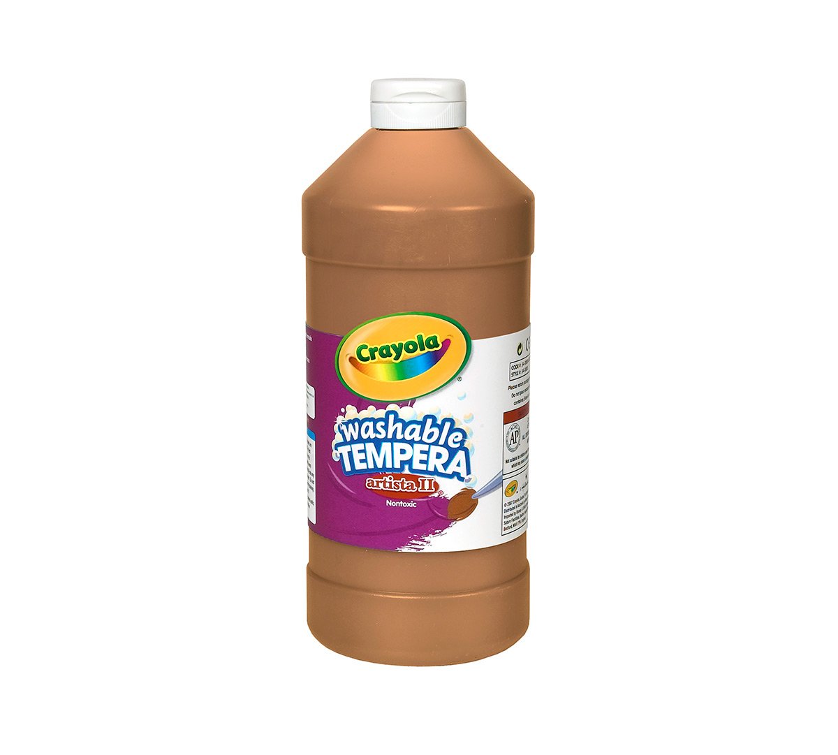 Artista II Washable Tempera Paint  32 oz Brown