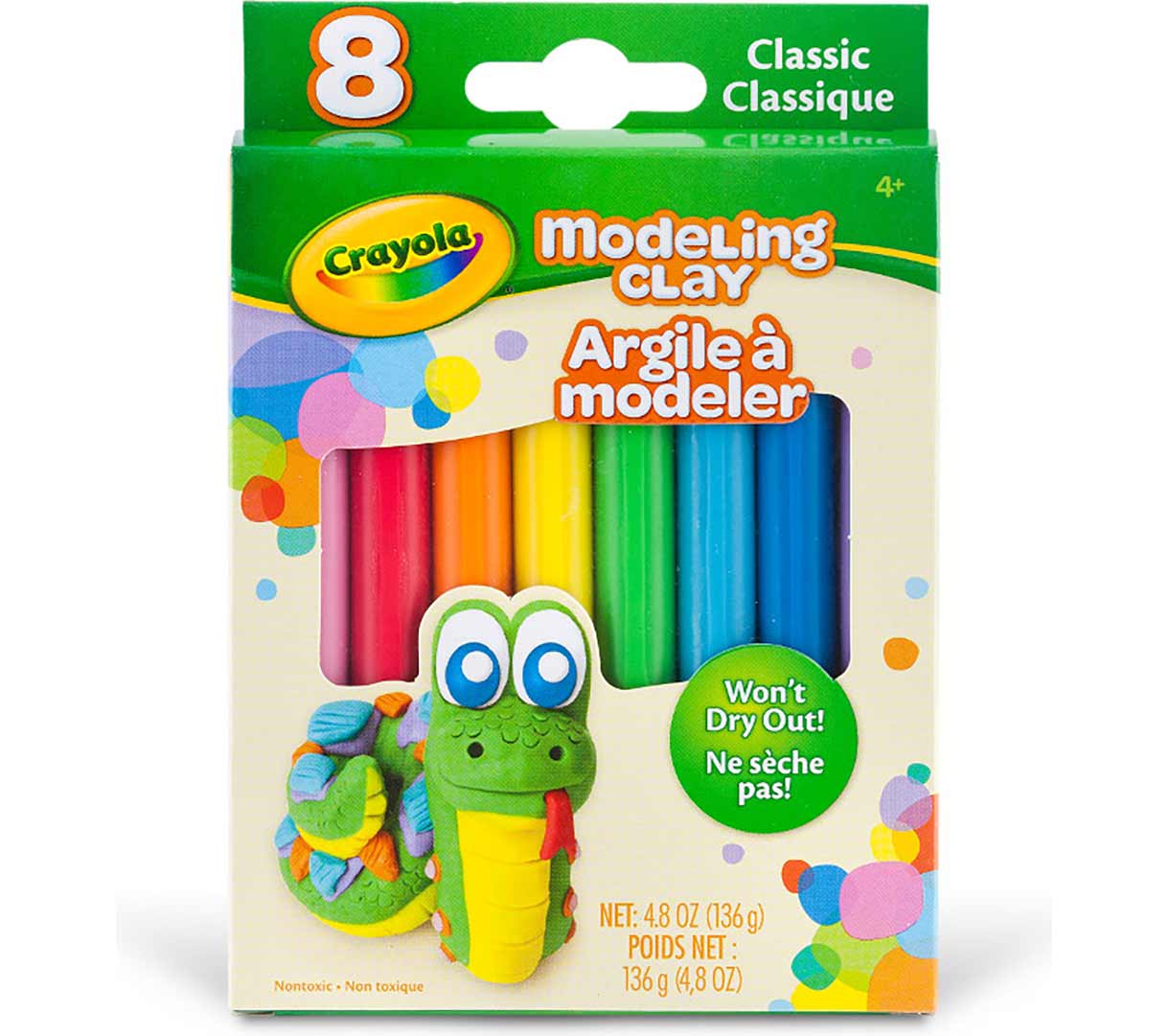 Modeling Clay  8 count front view