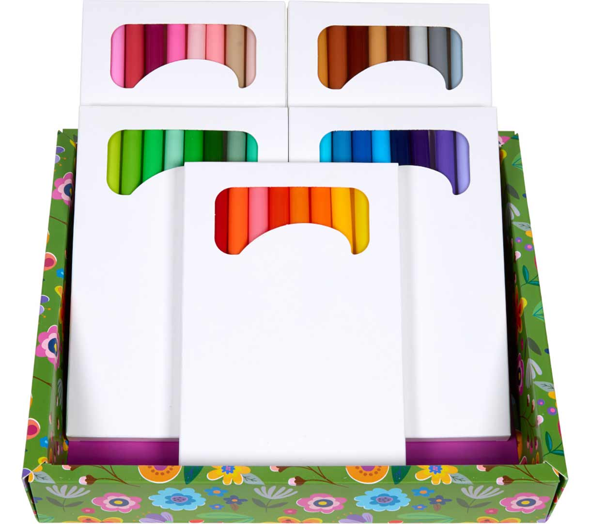 Color & Detail Markers. 50 count. open box with markers in sleeves.