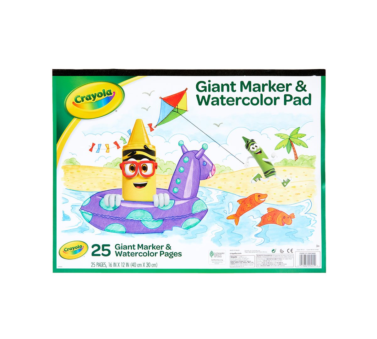 Giant Marker and Watercolor Pad