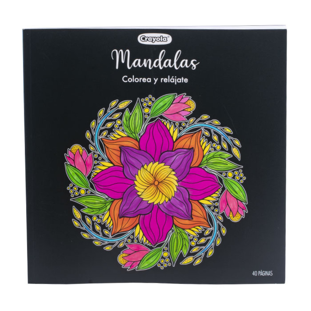 Libro para Colorear Mandalas 40 pg Front view