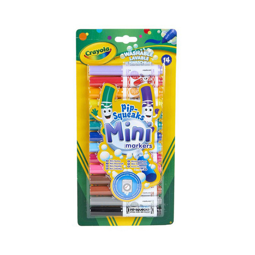 14 Mini Pennarelli Lavabili vista frontale