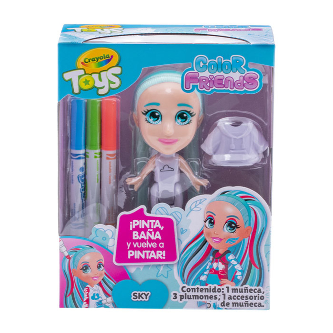TOYS COLOR FRIENDS SKY Front view