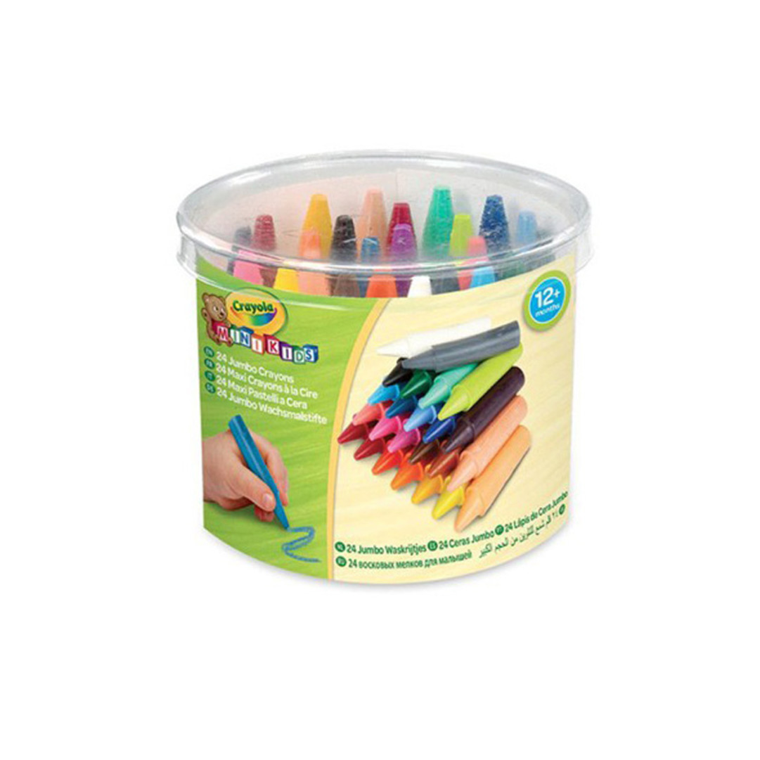 Mini Kids - 24 Maxi Pastelli a Cera vista frontale