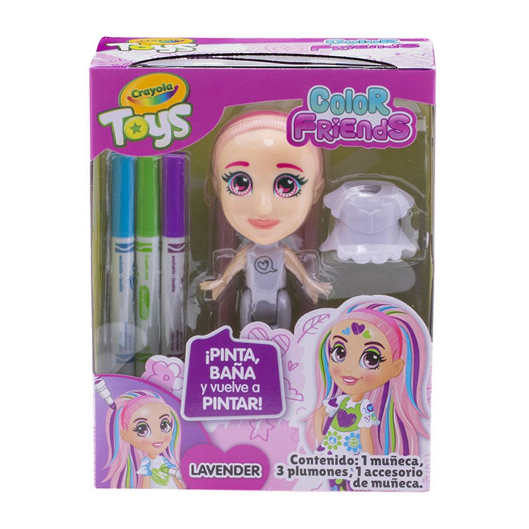 TOYS COLOR FRIENDS LAVENDER Front view