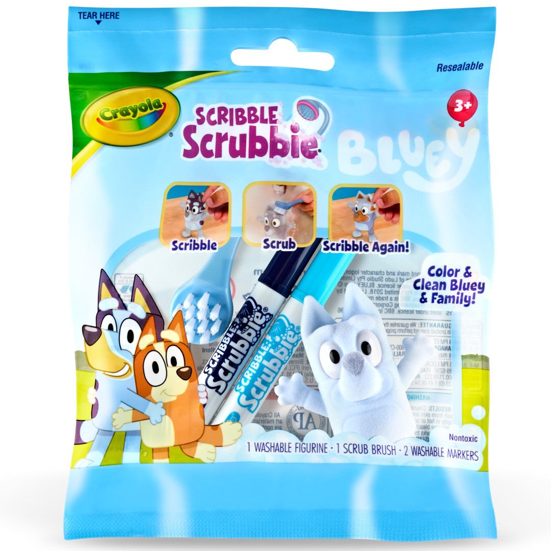 Crayola® Scribble Scrubbie™ -  Bluey Front view