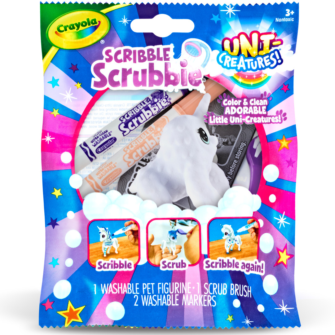 Crayola® Scribble Scrubbie™ - Uni-Creatures Front view