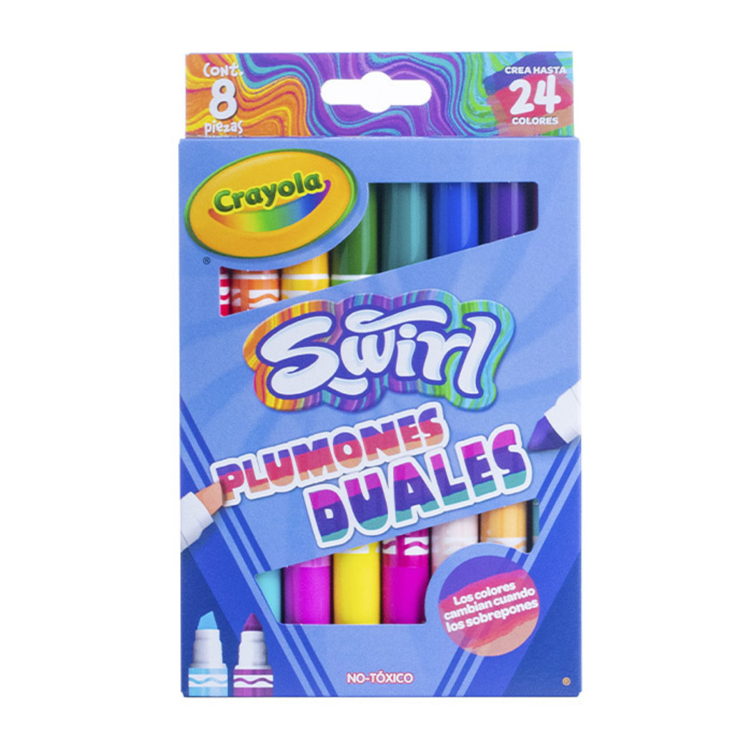 8 Plumones Dulaes Swirl Front view