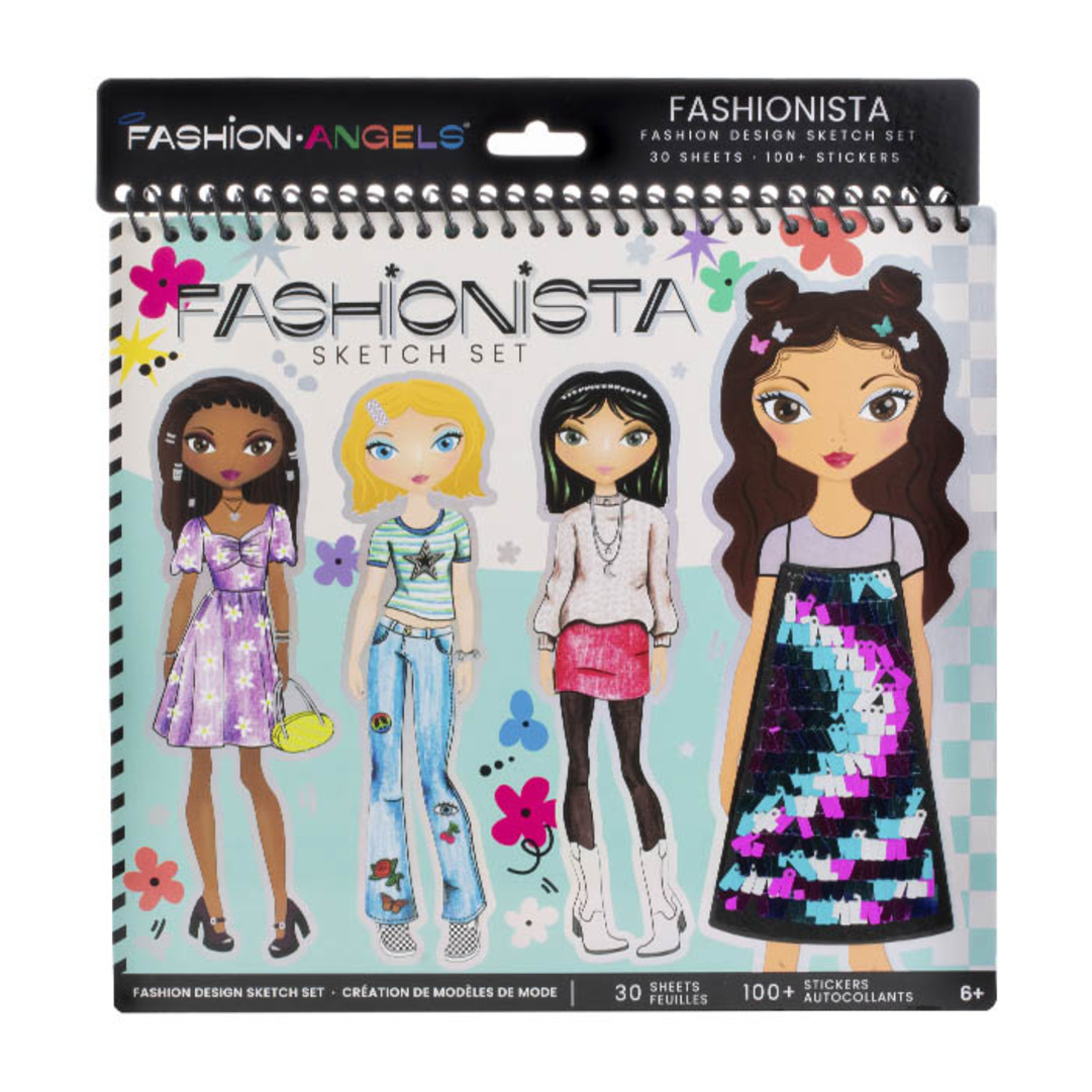 Cuadernillo Diseadora de Modas - "Fashion Sketch portfolio" Front view