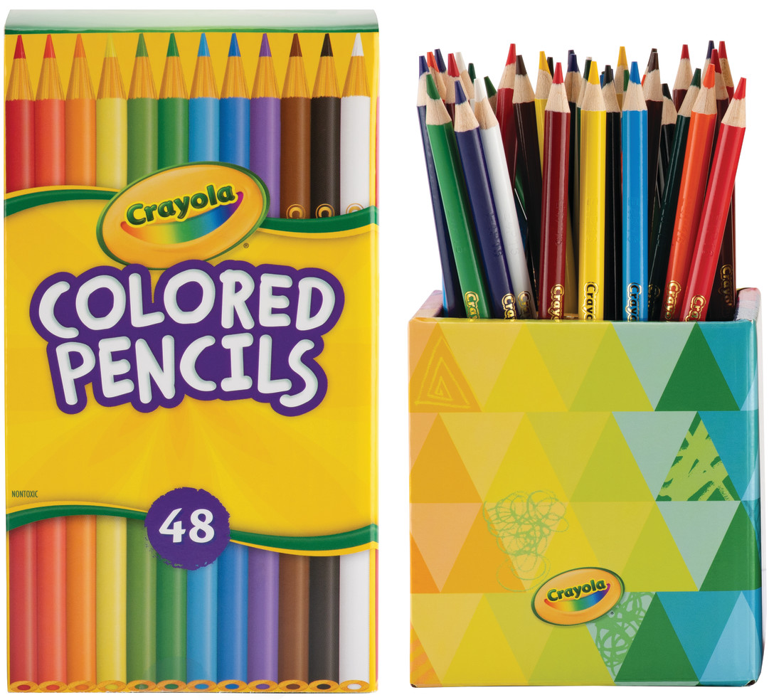 SharePack - 48 Colored Pencils Front view